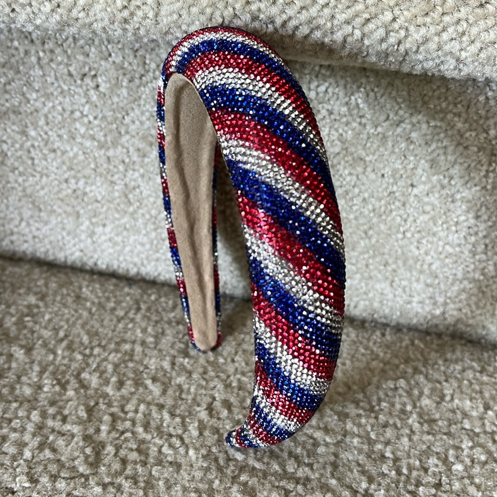 Red white blue sparkle headband 🇺🇸